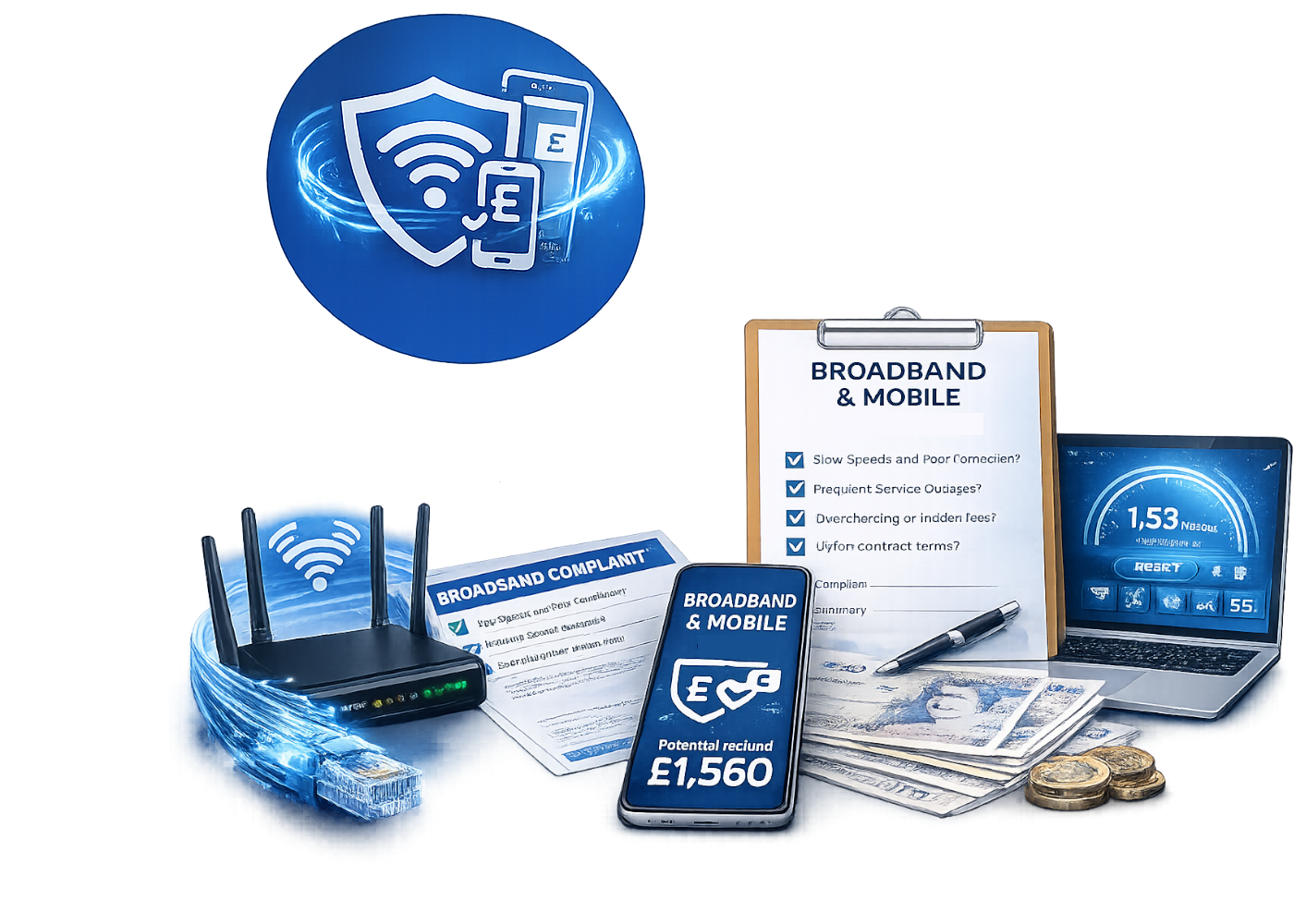Broadband and mobile Complaint Pack product preview