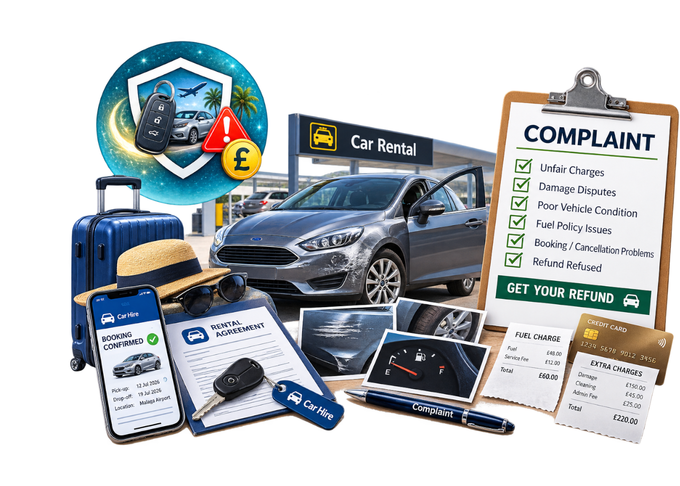 Free Car Hire Complaint Pack product preview