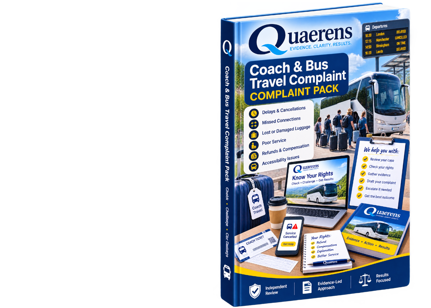 Quaerens Coach & Bus Travel Complaint Pack booklet