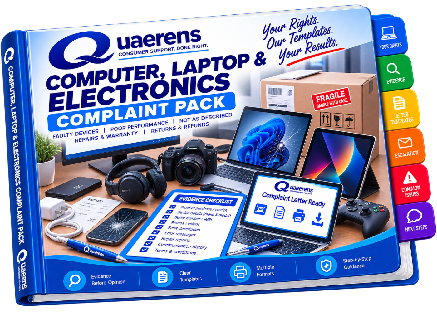 Quaerens Computer, Laptop & Electronics Complaint Pack