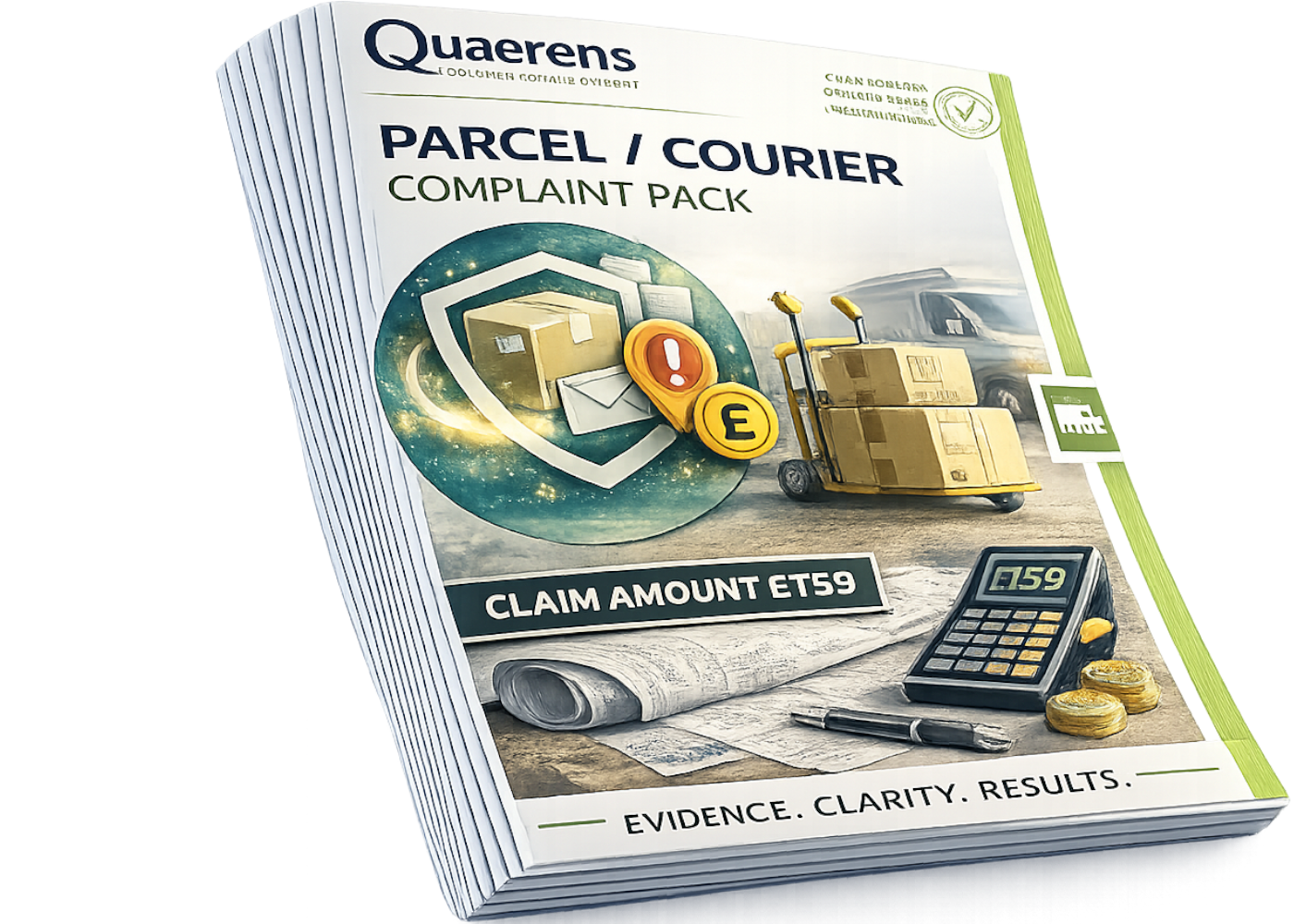 Free Parcel and Courier Complaint Pack booklet