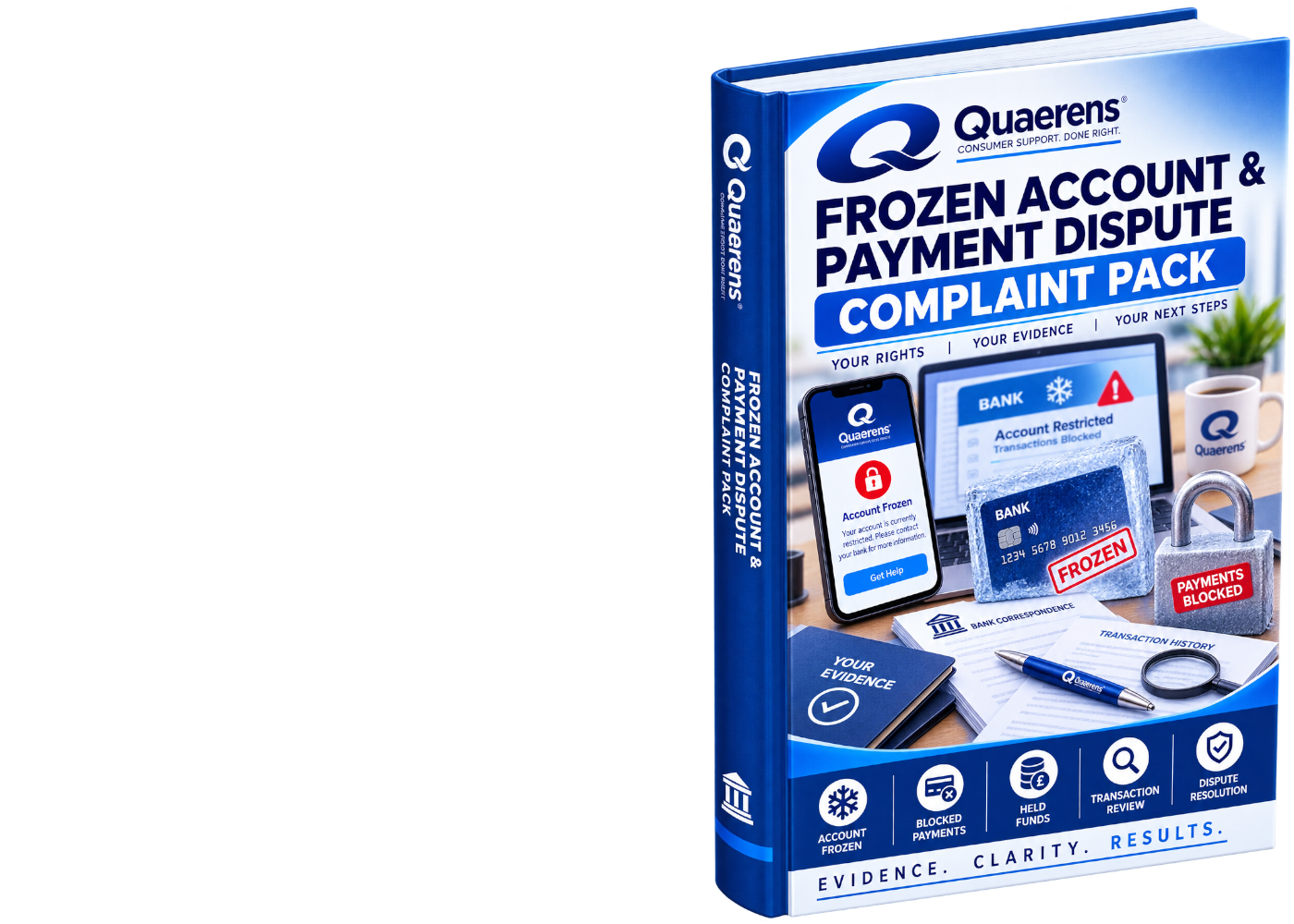 Quaerens Credit Card Fees and Charges Complaint Pack booklet