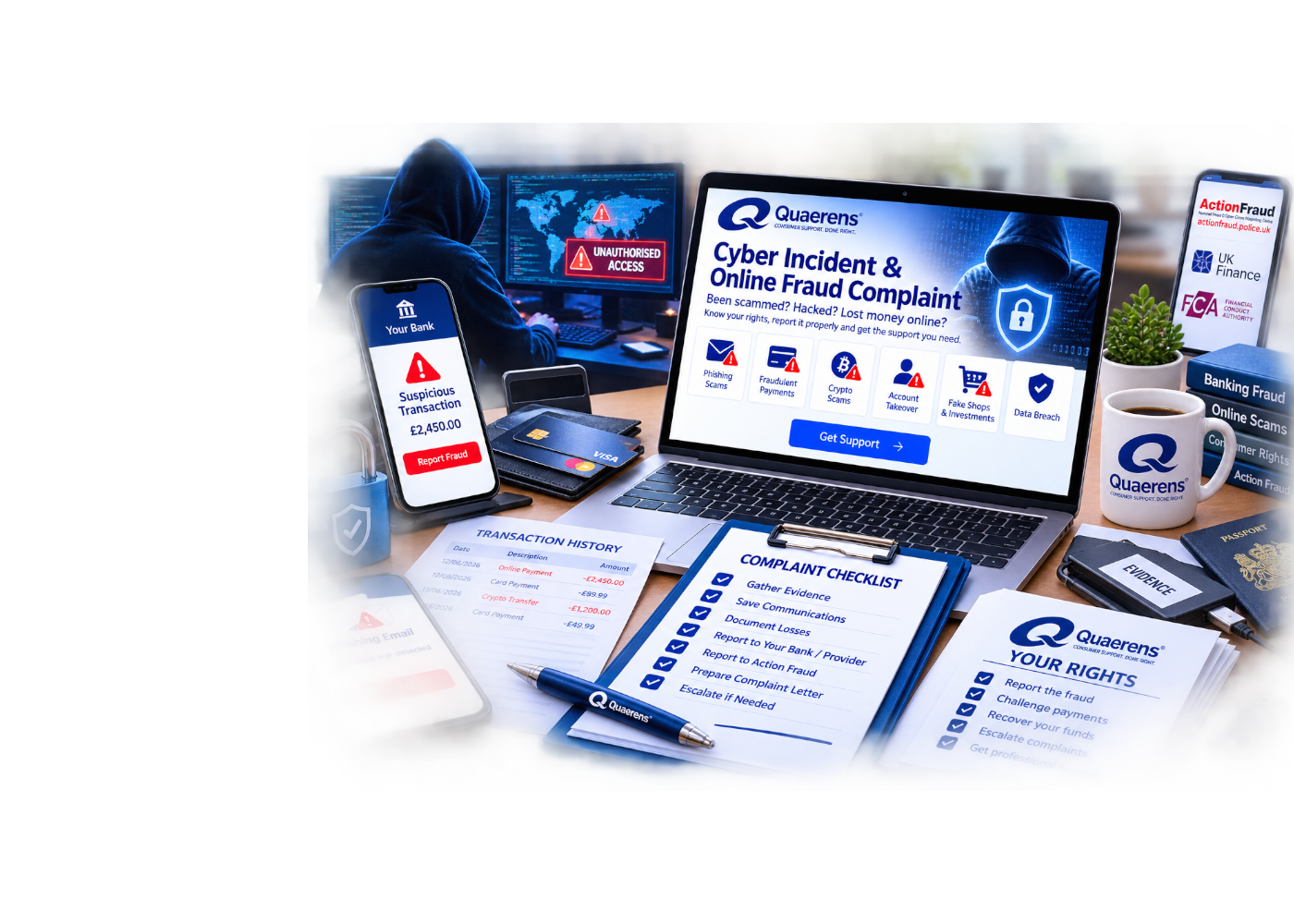 Quaerens Cyber Incident and Online Fraud Complaint Pack