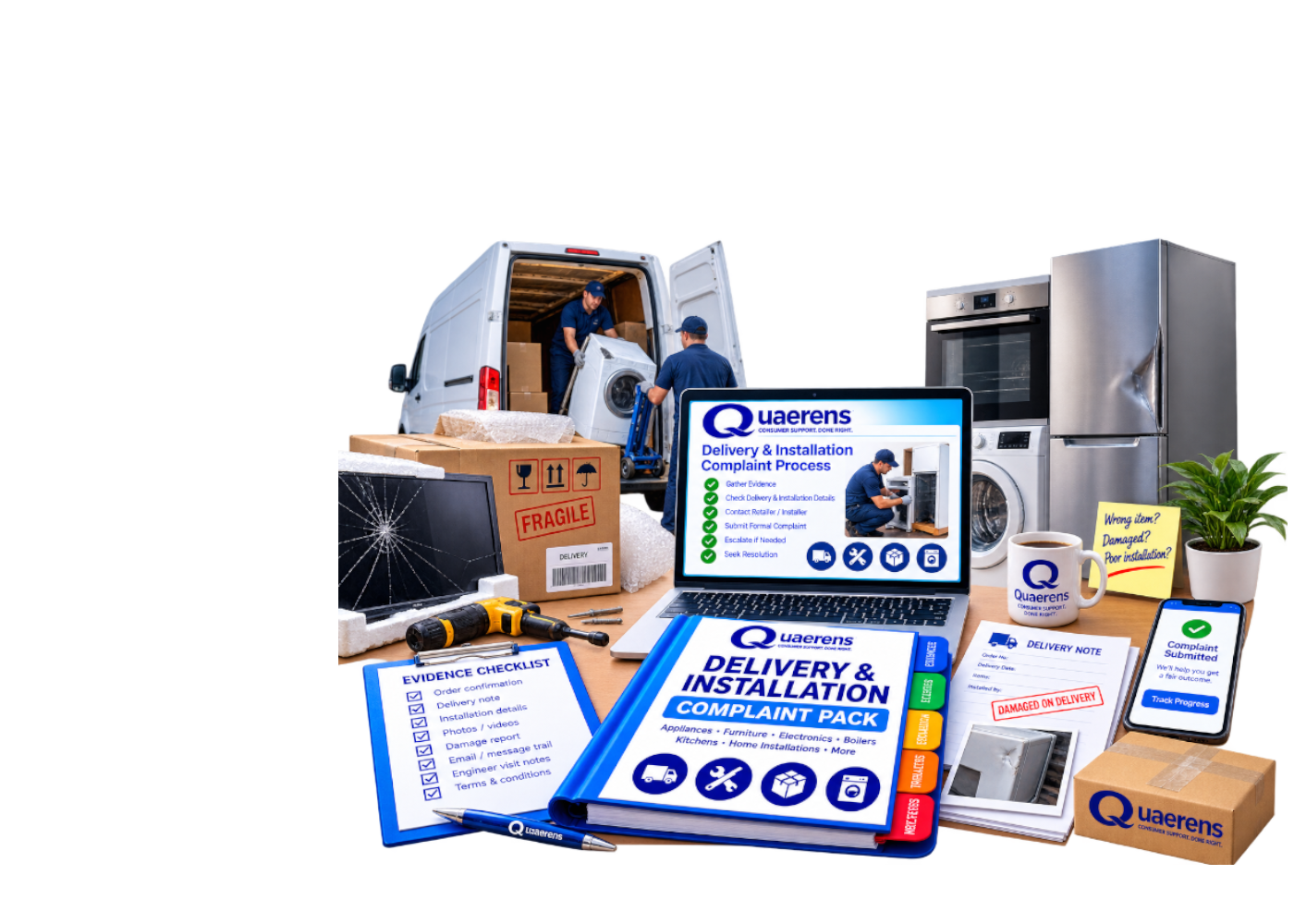 Delivery and installation Complaint Pack product preview