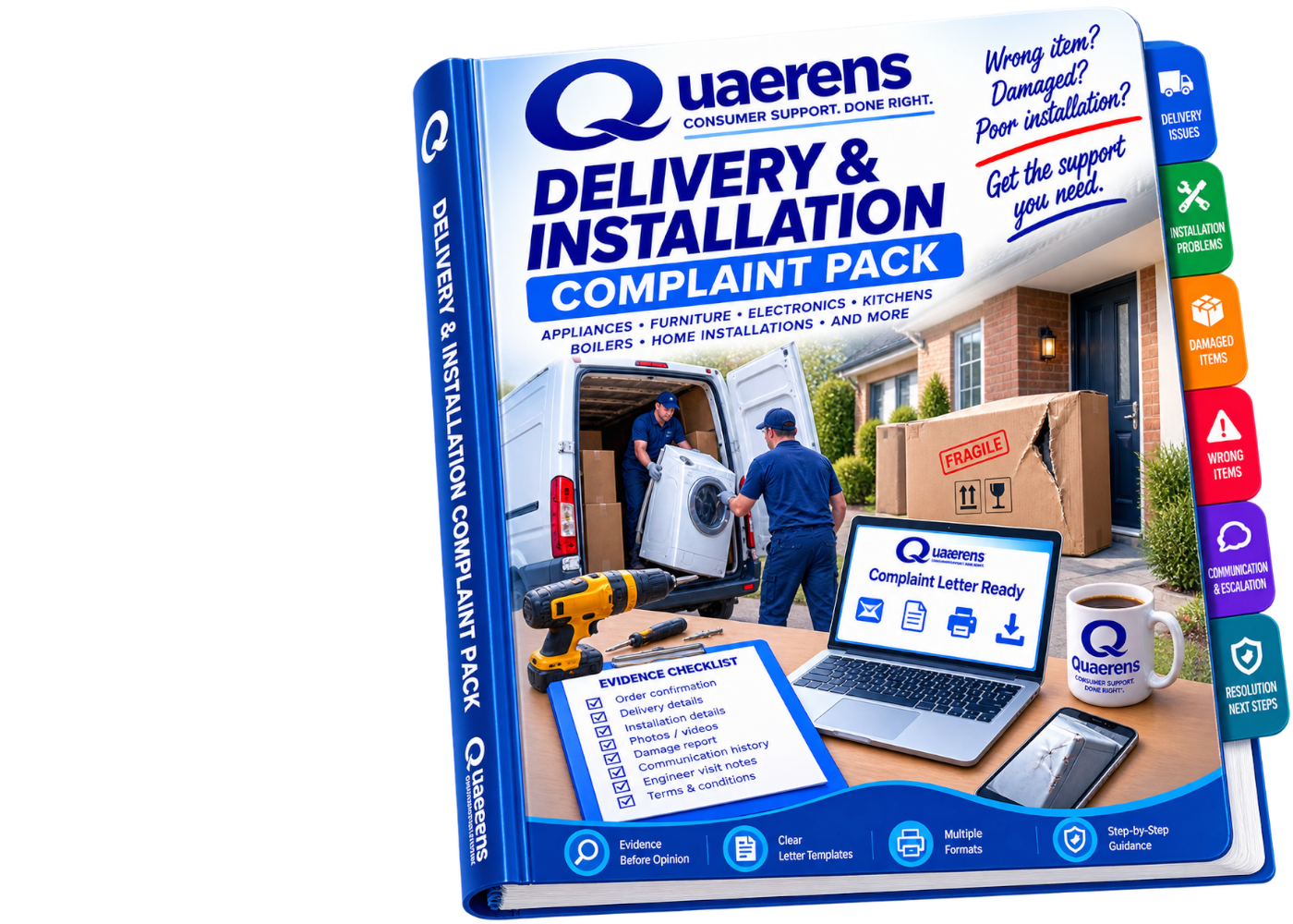 Quaerens Delivery & Installation Complaint Pack
