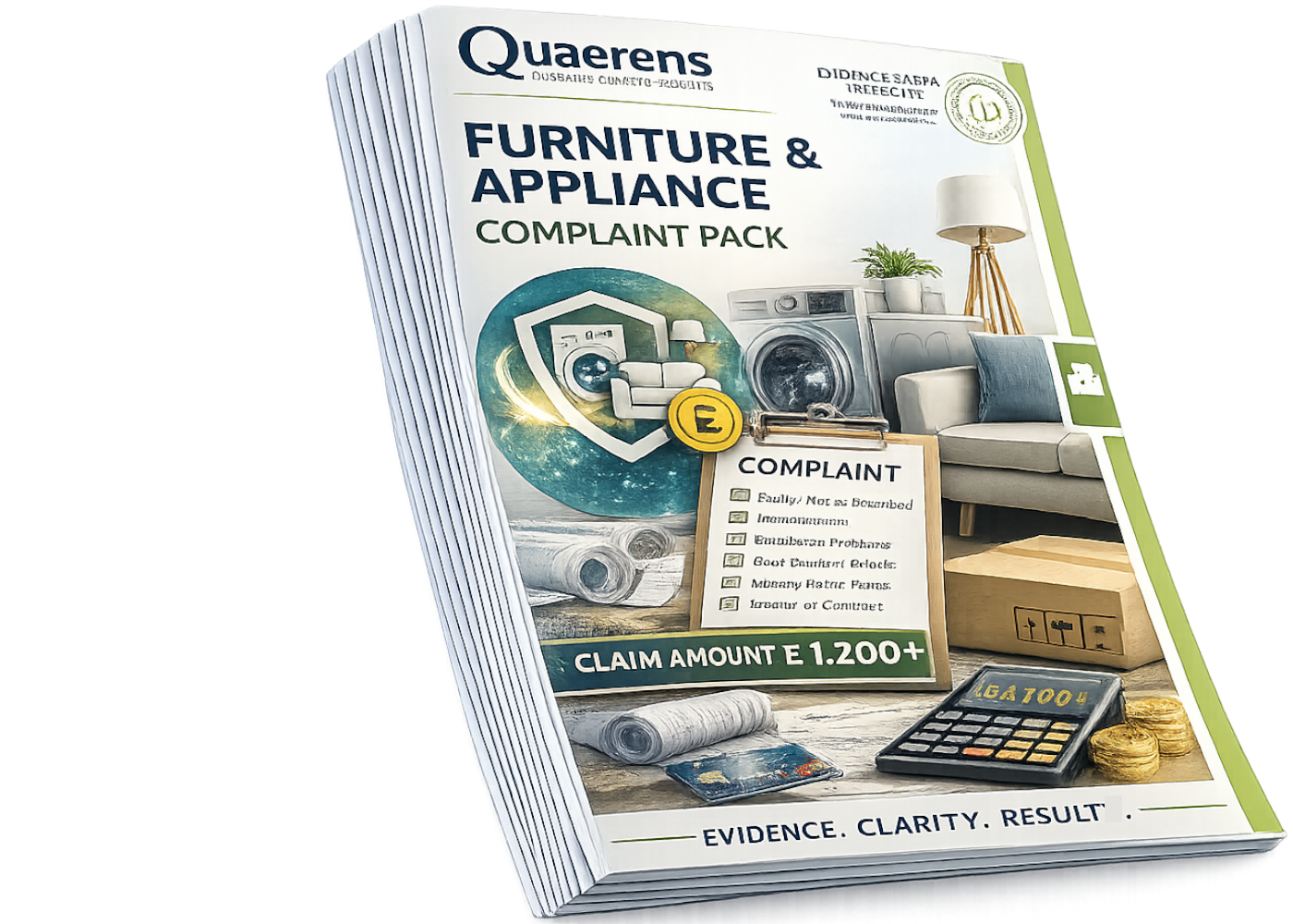 Free Furniture and Appliance Complaint Pack booklet