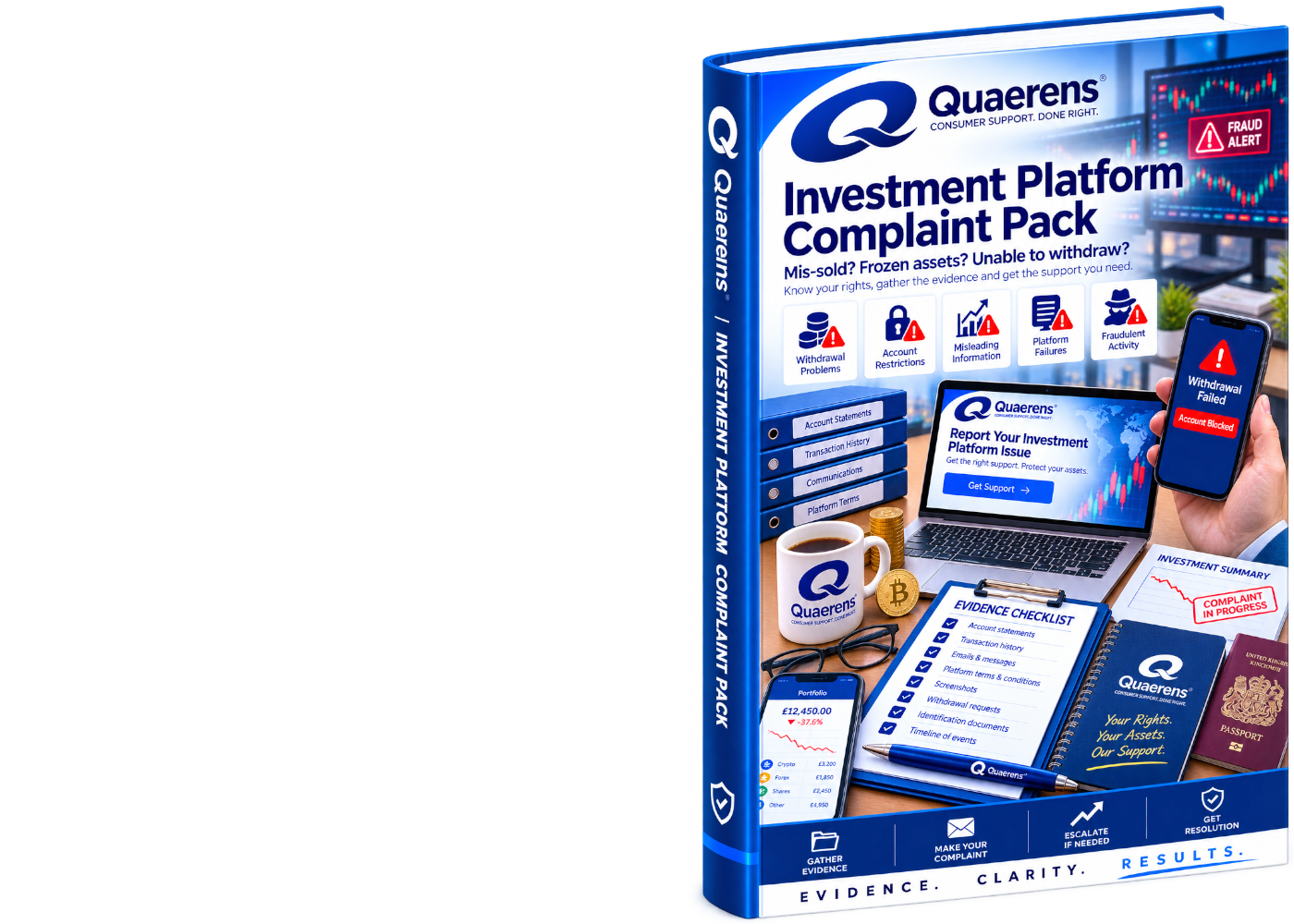 Quaerens Investment Platform Dispute Complaint Pack booklet