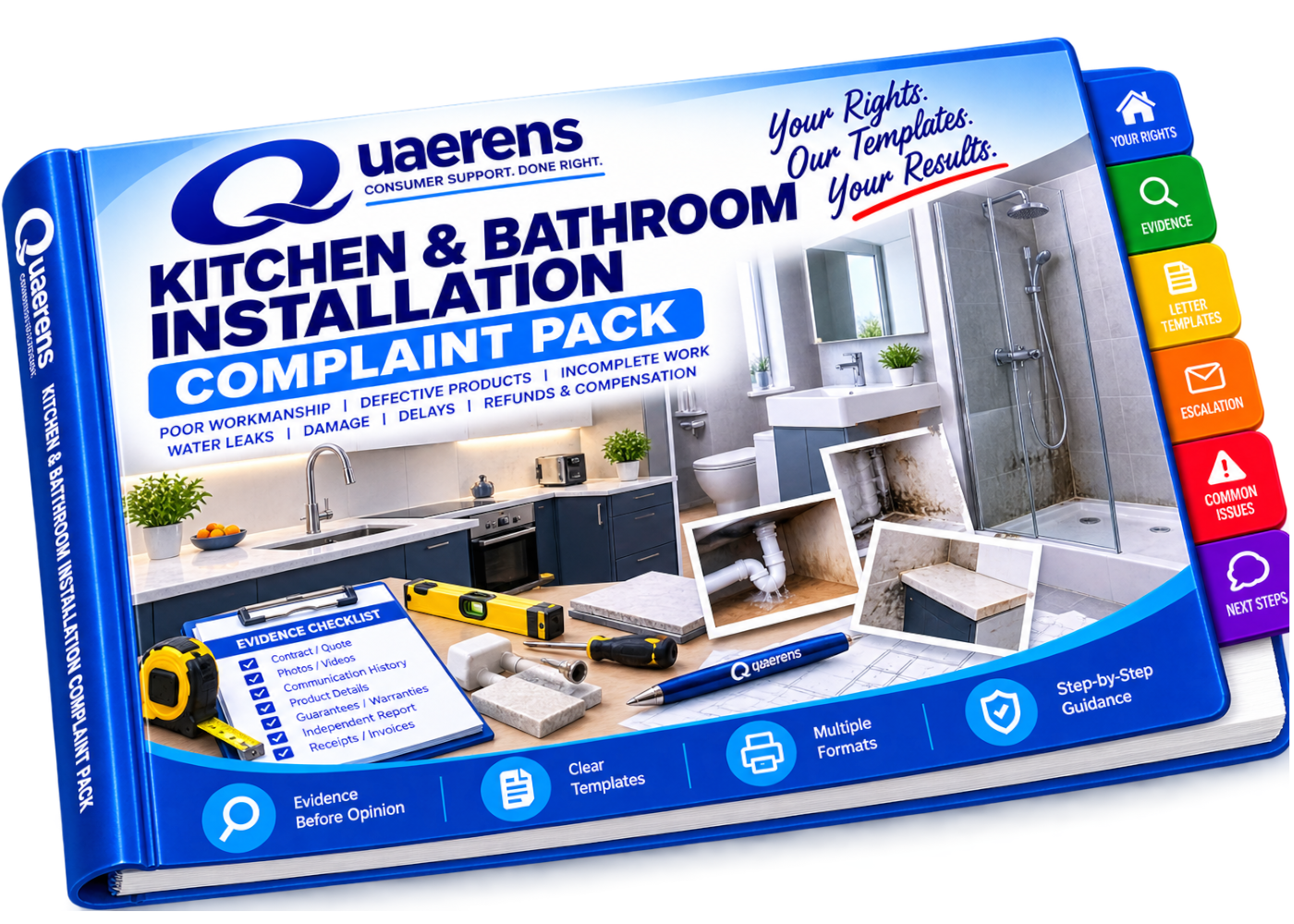 Quaerens Kitchen & Bathroom Installation Complaint Pack