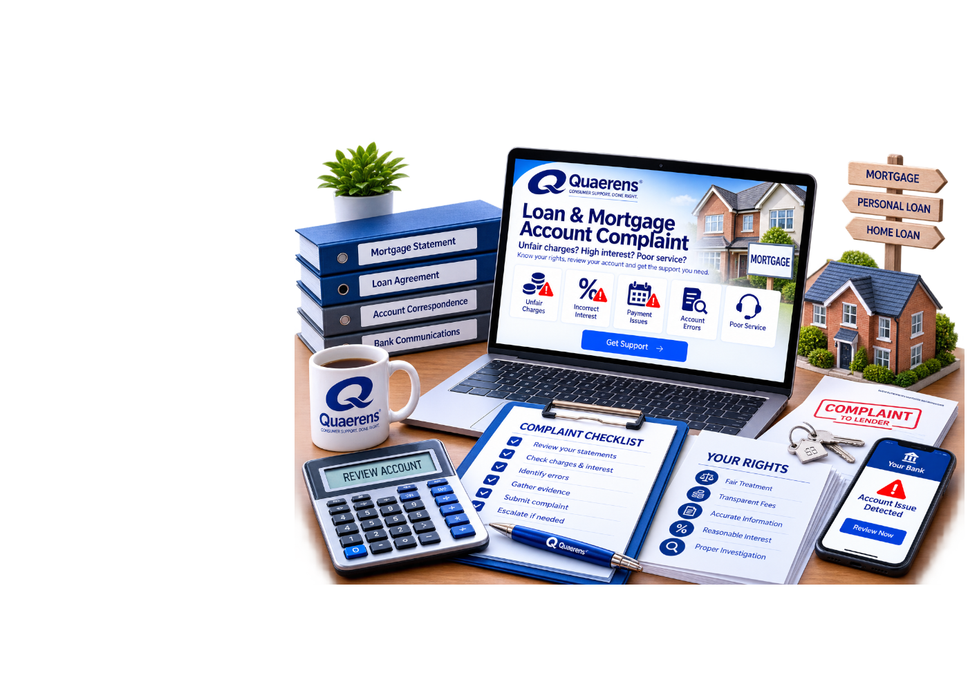 Quaerens Loan and Mortgage Account Complaint Pack