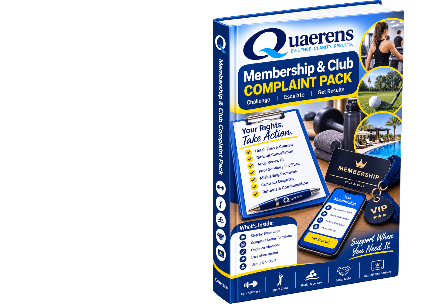 Quaerens Membership & Club Complaint Pack booklet
