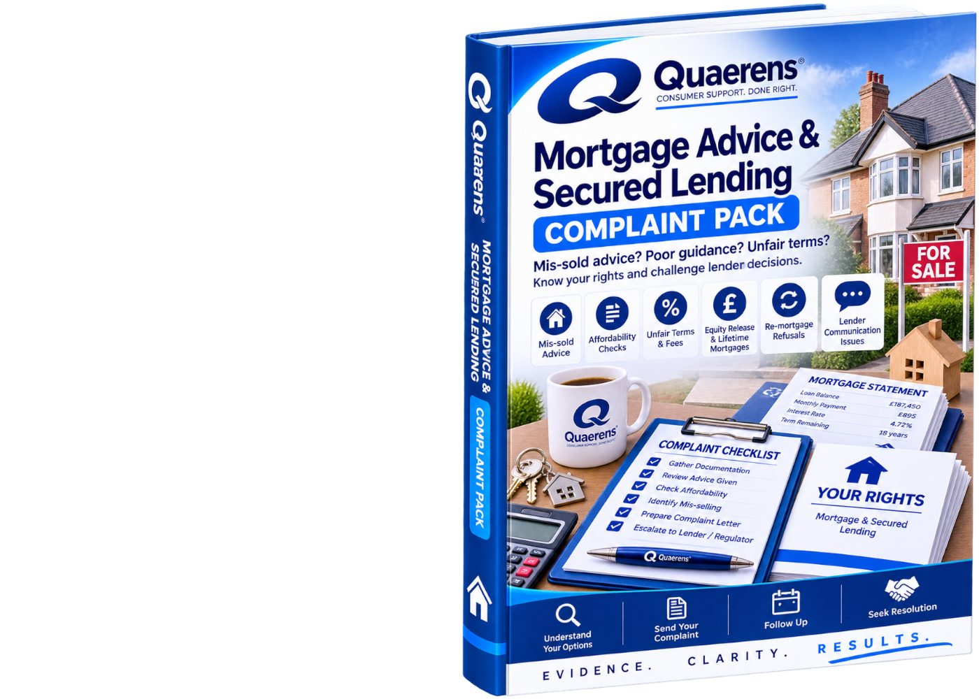 Quaerens Mortgage Advice and Secured Lending Complaint Pack booklet