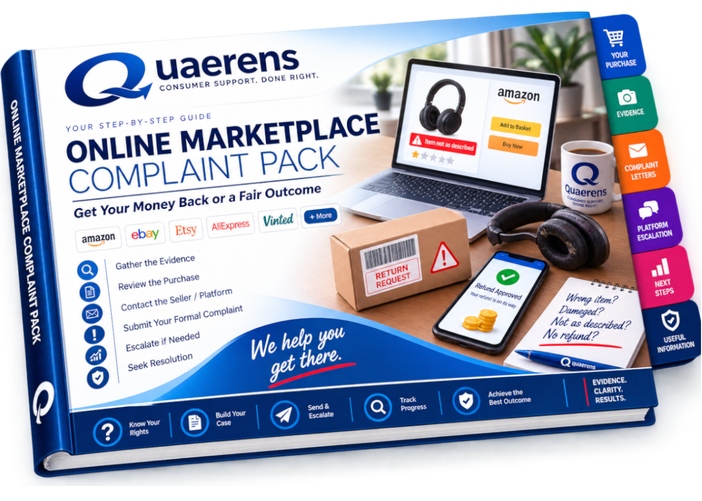 Online marketplace refund Complaint Pack booklet