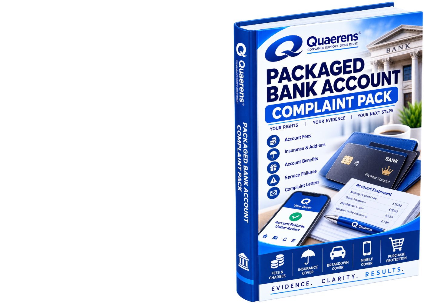 Quaerens Packaged Bank Account Complaint Pack booklet