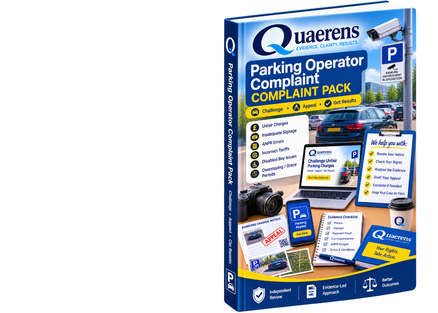 Quaerens Parking Operator Complaint Pack booklet