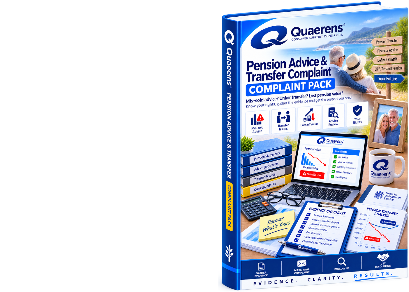 Quaerens Pension Advice and Transfer Complaint Pack booklet