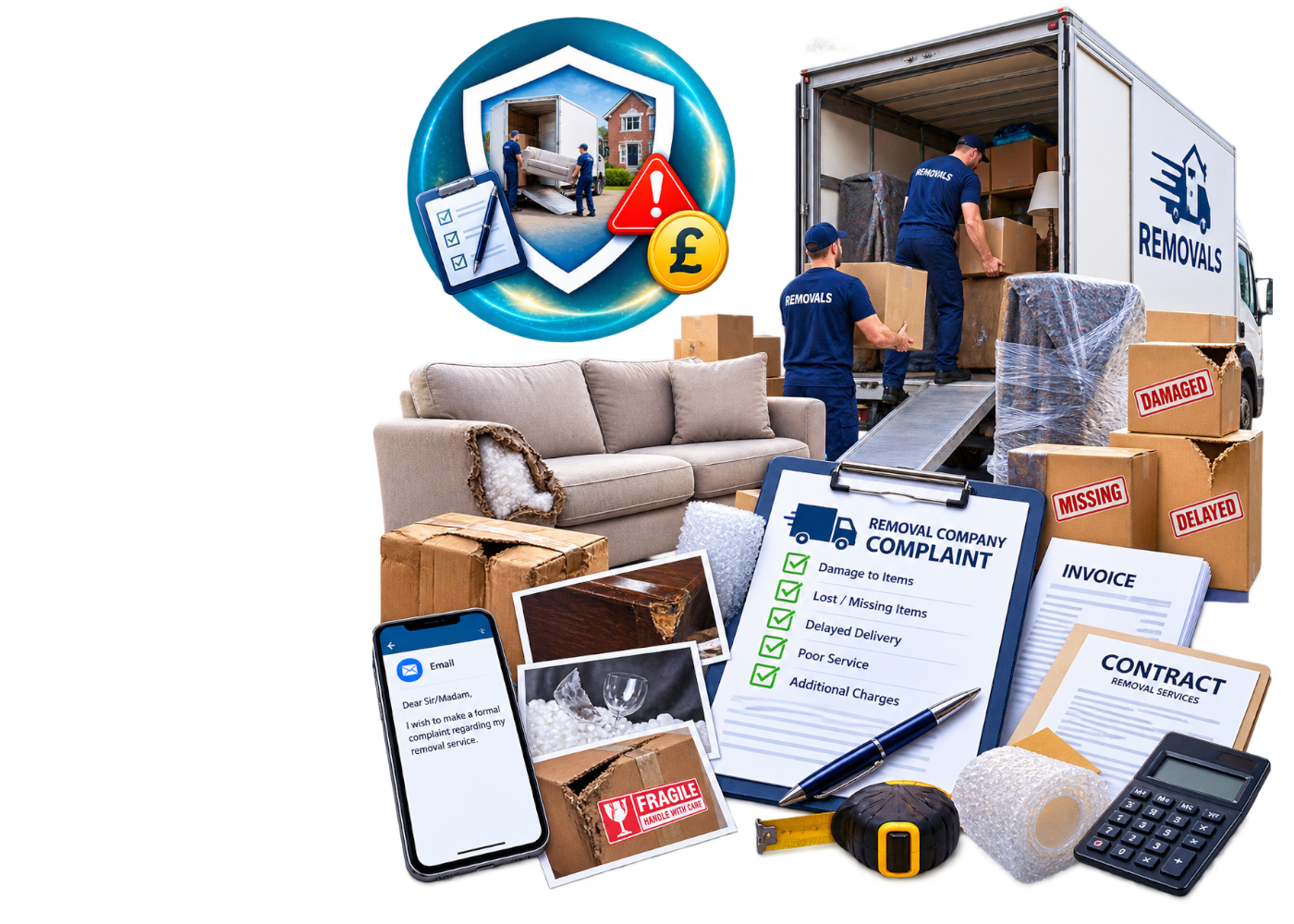 Free Moving and Removal Company Complaint Pack product preview