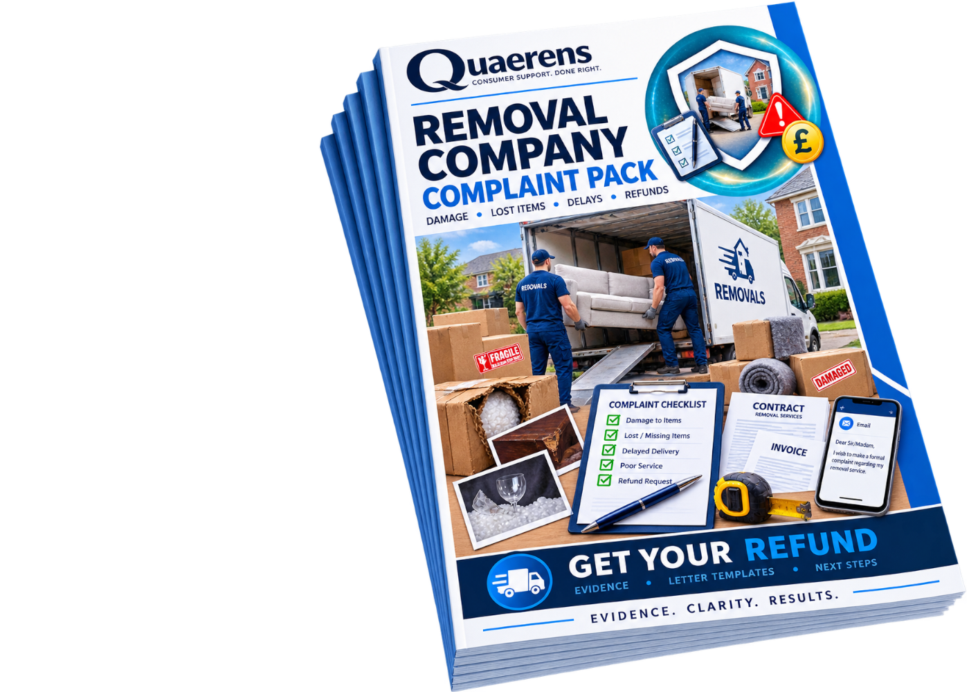 Free Move and Removal Company Complaint Pack booklet