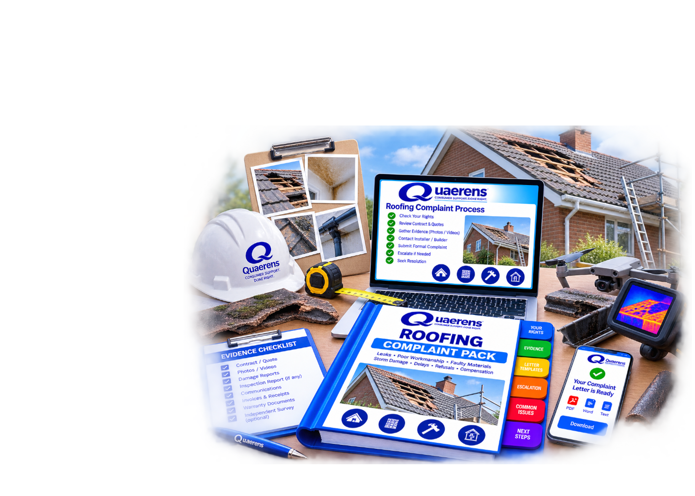 Quaerens Roofing Complaint Pack