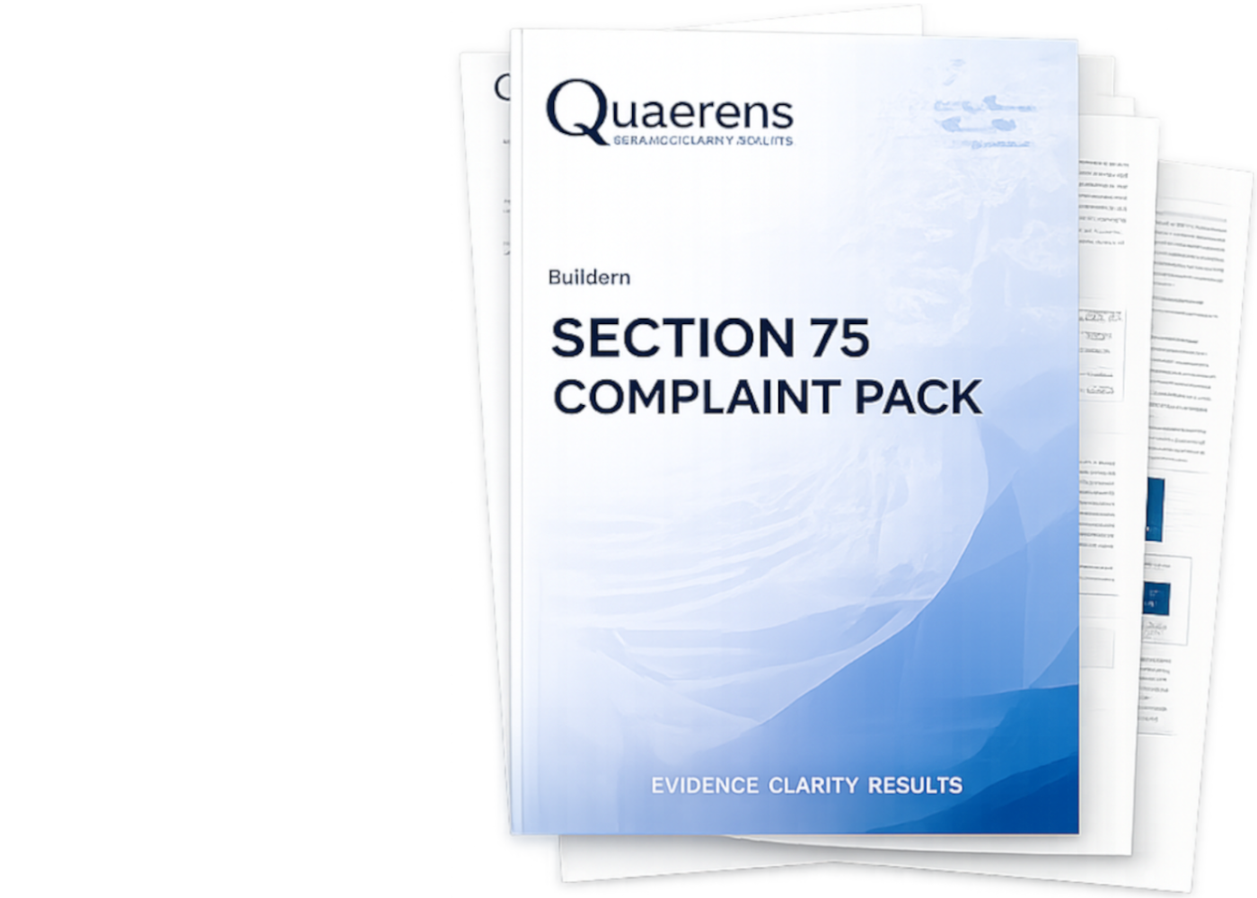 Example Quaerens professional Complaint Pack document