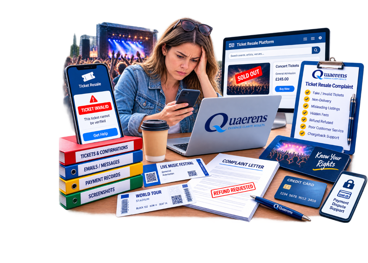 Quaerens Ticket Resale Platform Complaint Pack