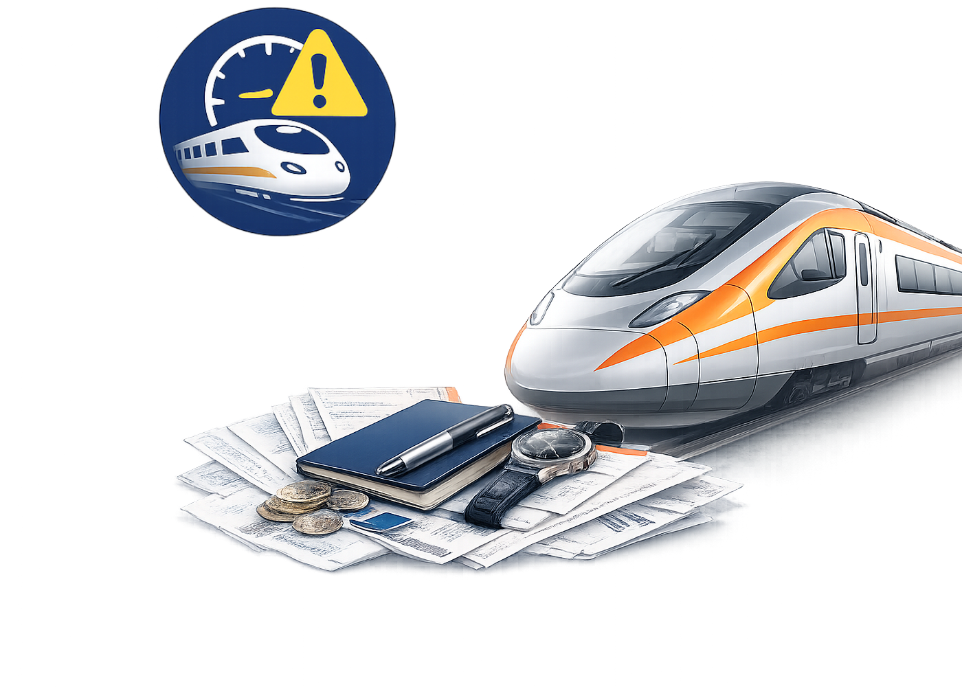 Train Delay Complaint Pack product illustration