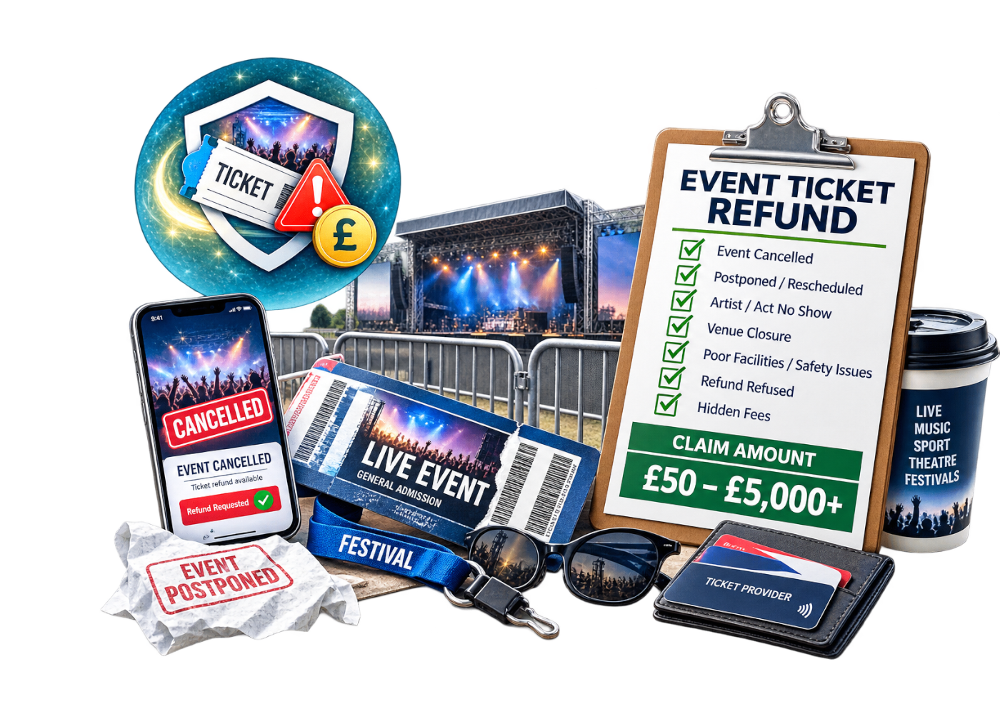 Free Event Ticket Refund Complaint Pack product preview