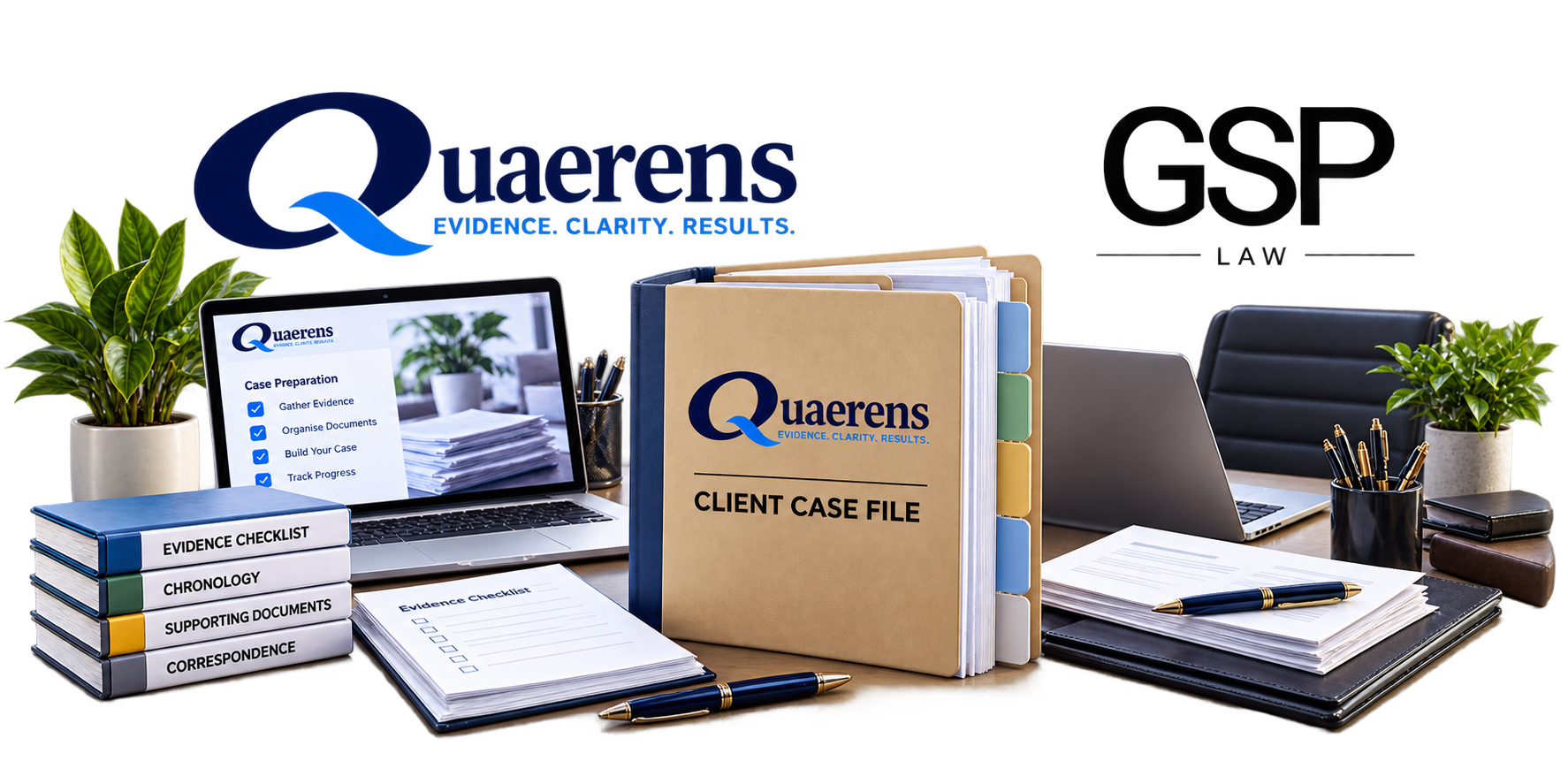 Quaerens and GSP Law partnership: organised evidence and a prepared client case file