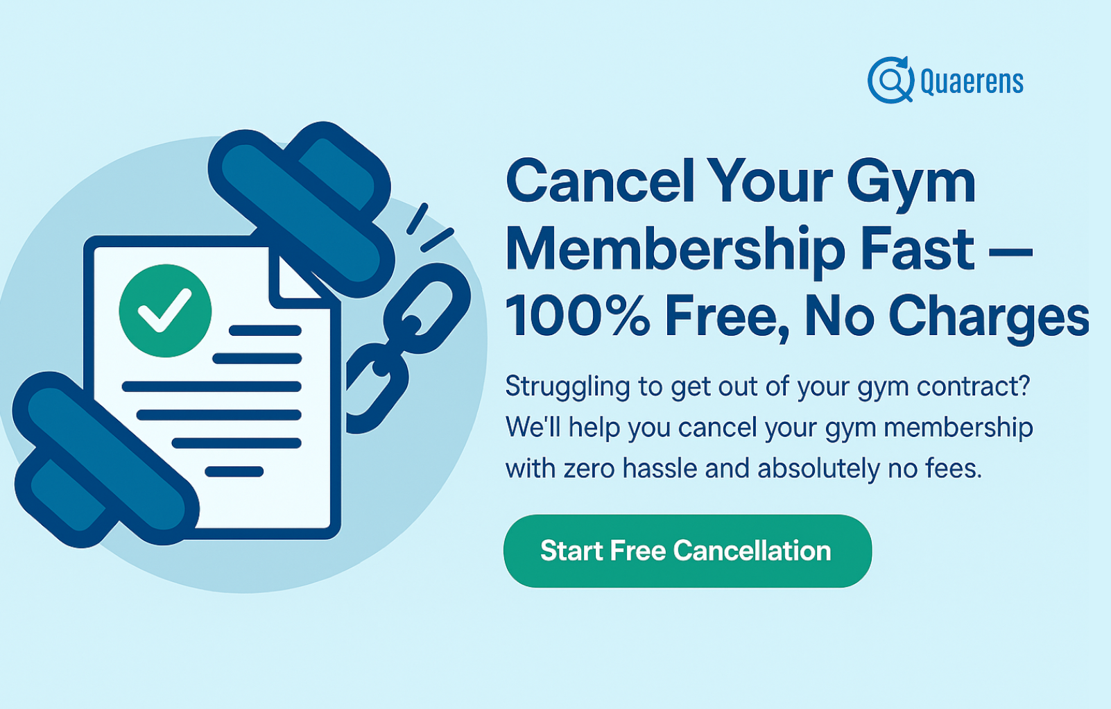 Gym Cancellation Claim Banner