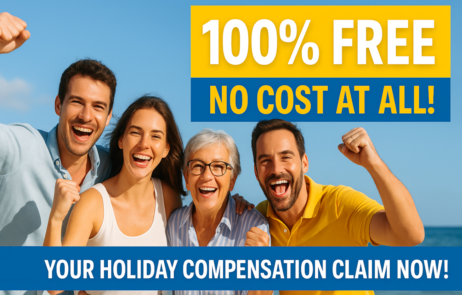 Free Holiday Compensation Legal Help Banner