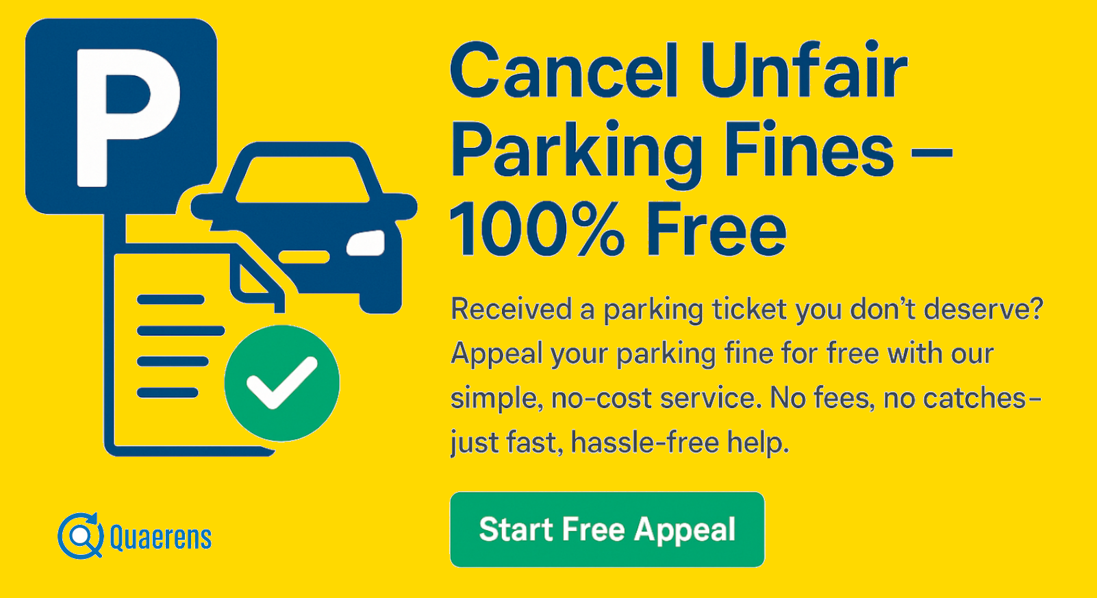 Parking Appeal Banner