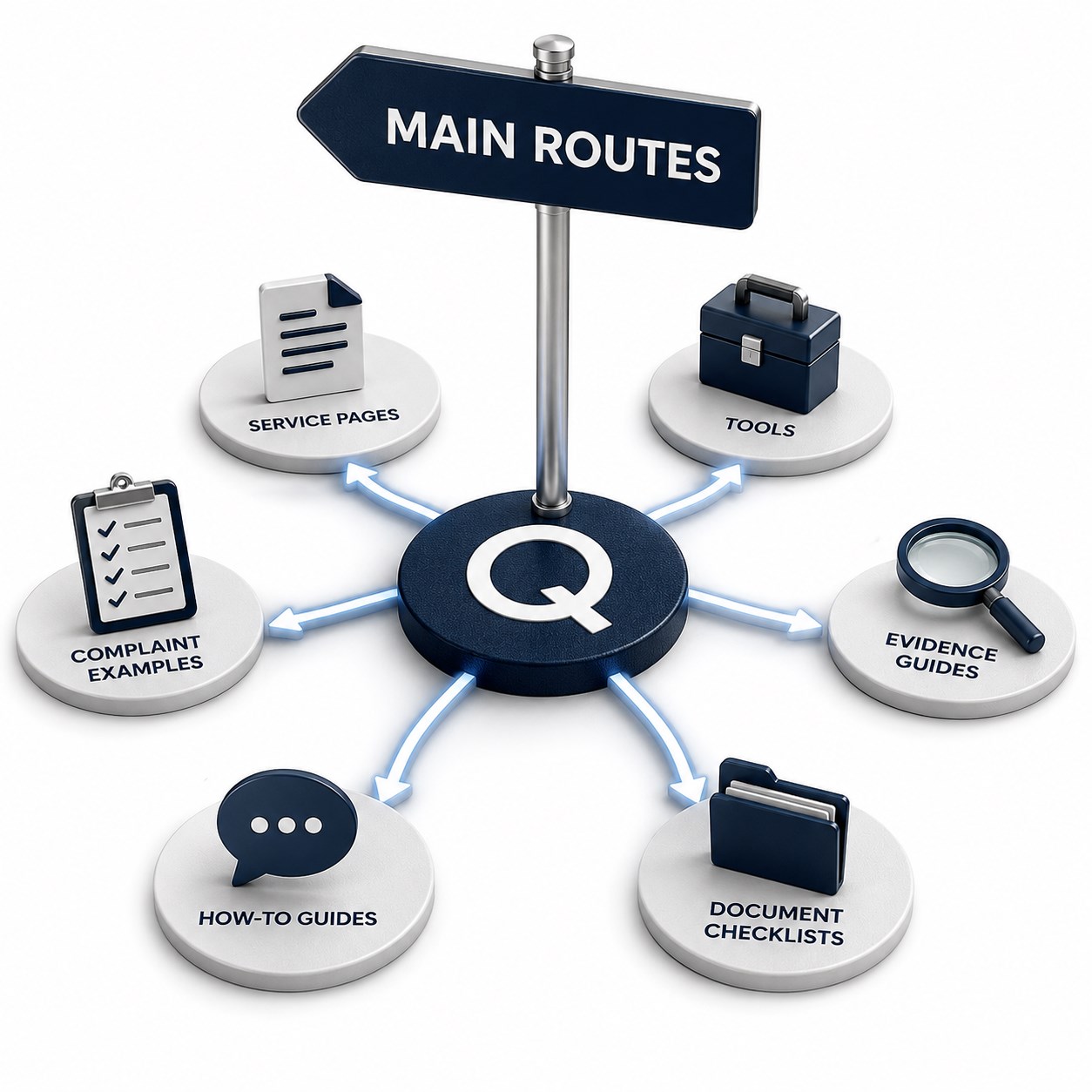 Consumer rights main routes and issue categories