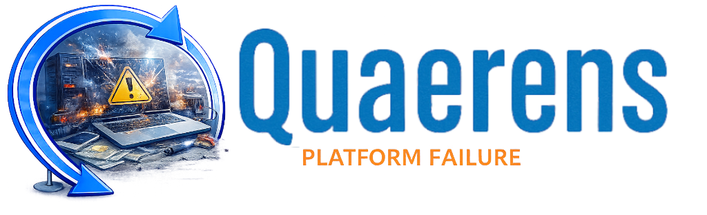 Quaerens digital platform failure support logo